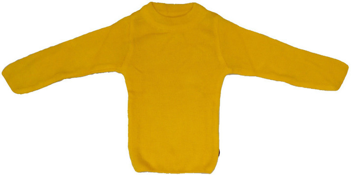 yellow woolen top