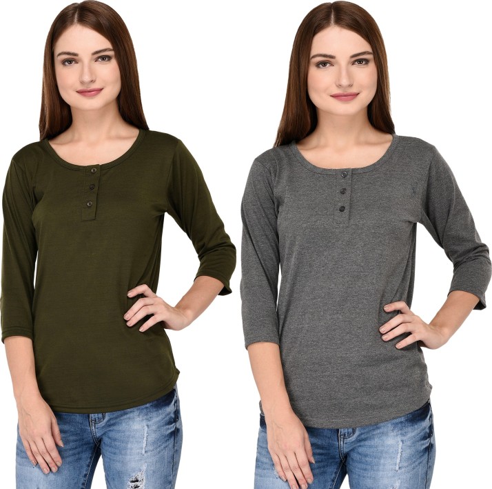 flipkart long t shirts for womens