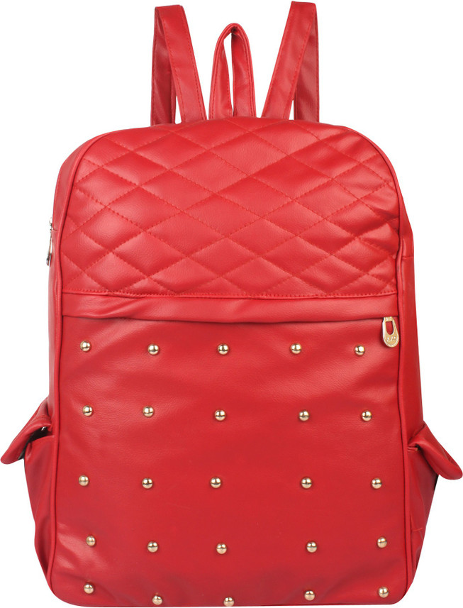 red college bag