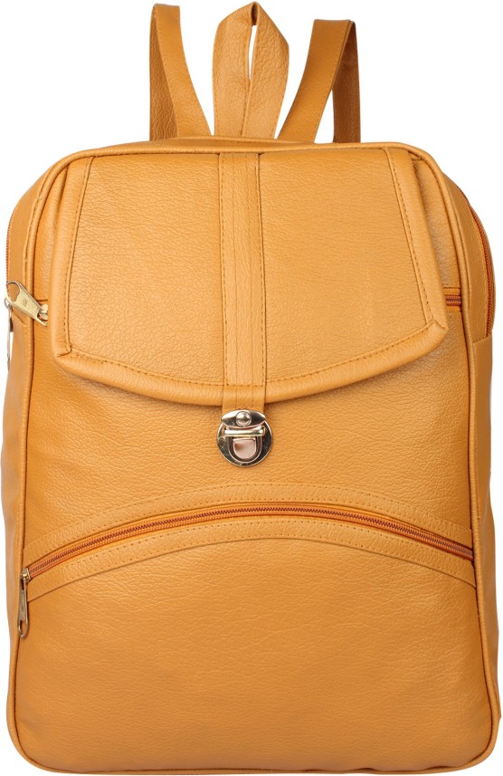 girls yellow backpack