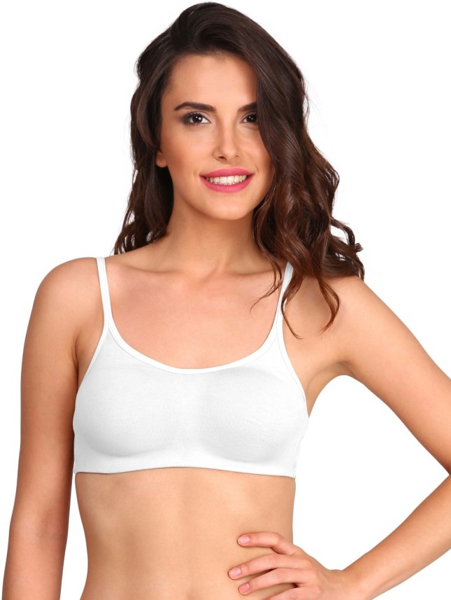 jockey white sports bra