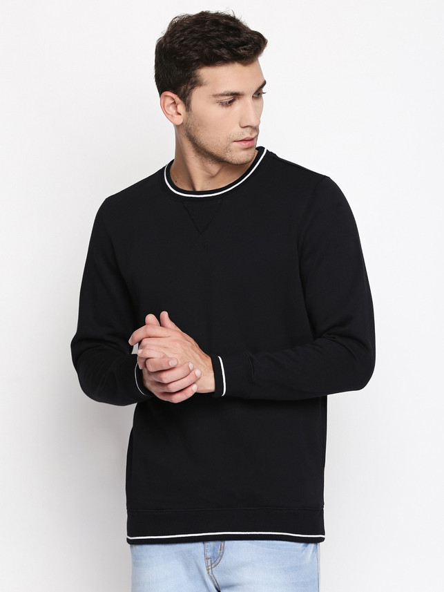 Full Sleeve Solid Men Sweatshirt 