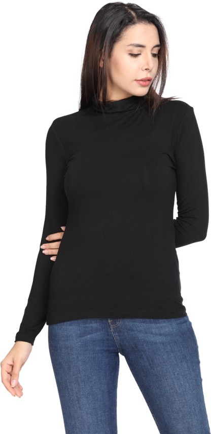 high neck t shirt flipkart