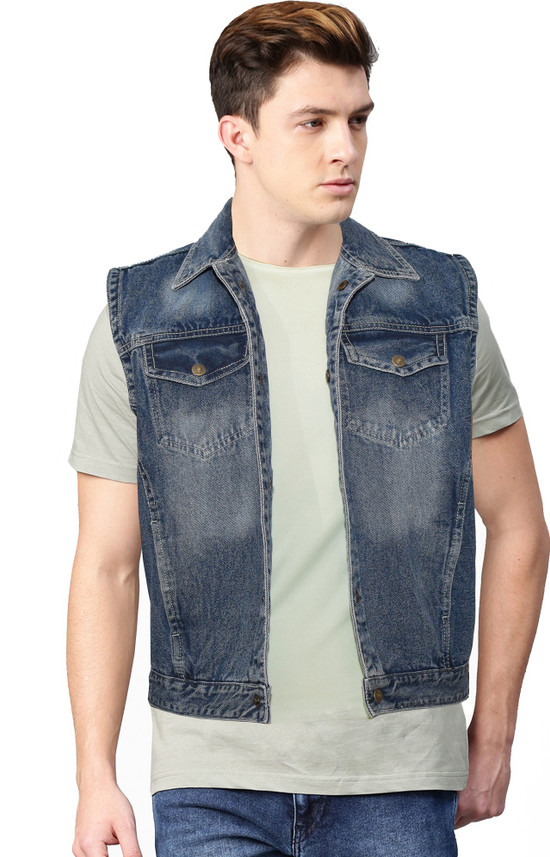 mens denim jacket flipkart