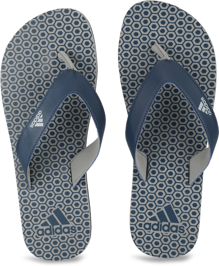 adidas beach print flip flops
