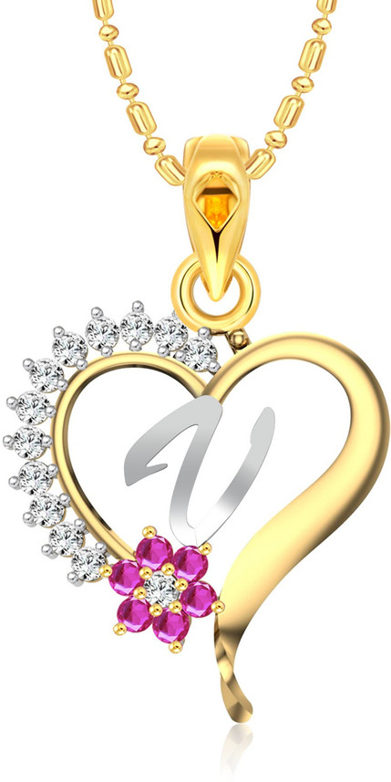 Cubic Zirconia Alloy Pendant 