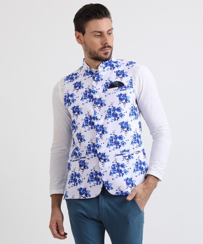 floral printed jacket mens