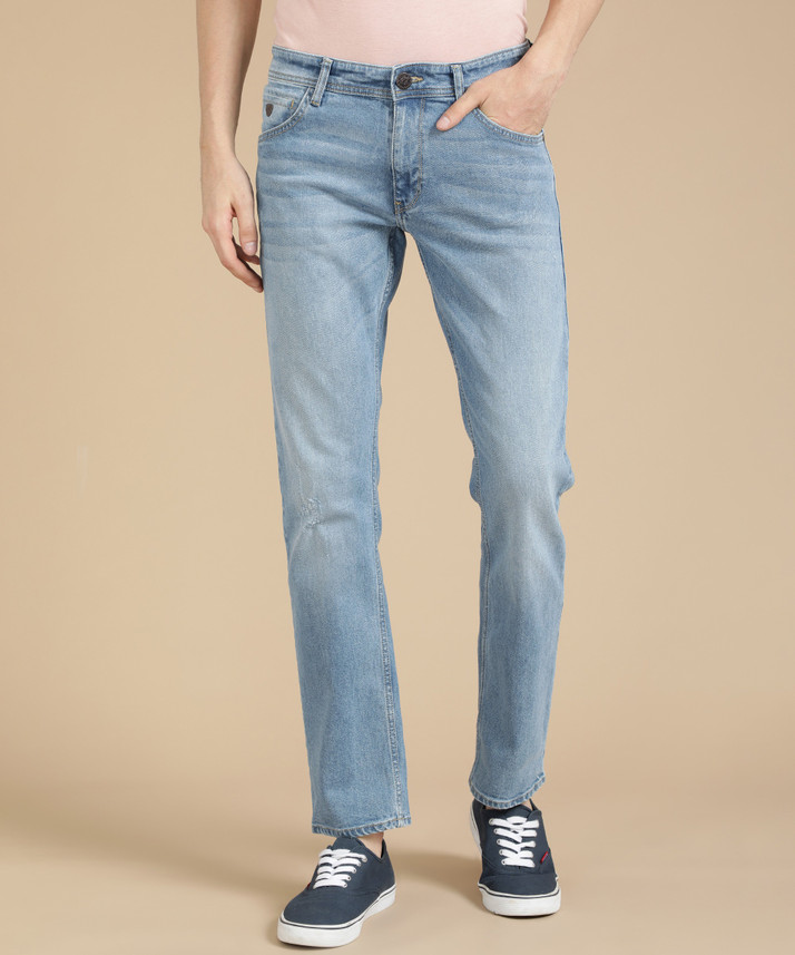 John Players Slim Men Light Blue Jeans 