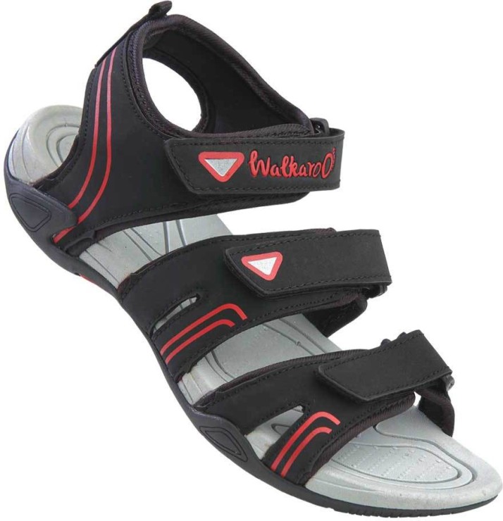 WALKAROO Men Red Sports Sandals - Buy 