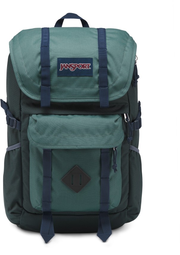 dark green jansport backpack