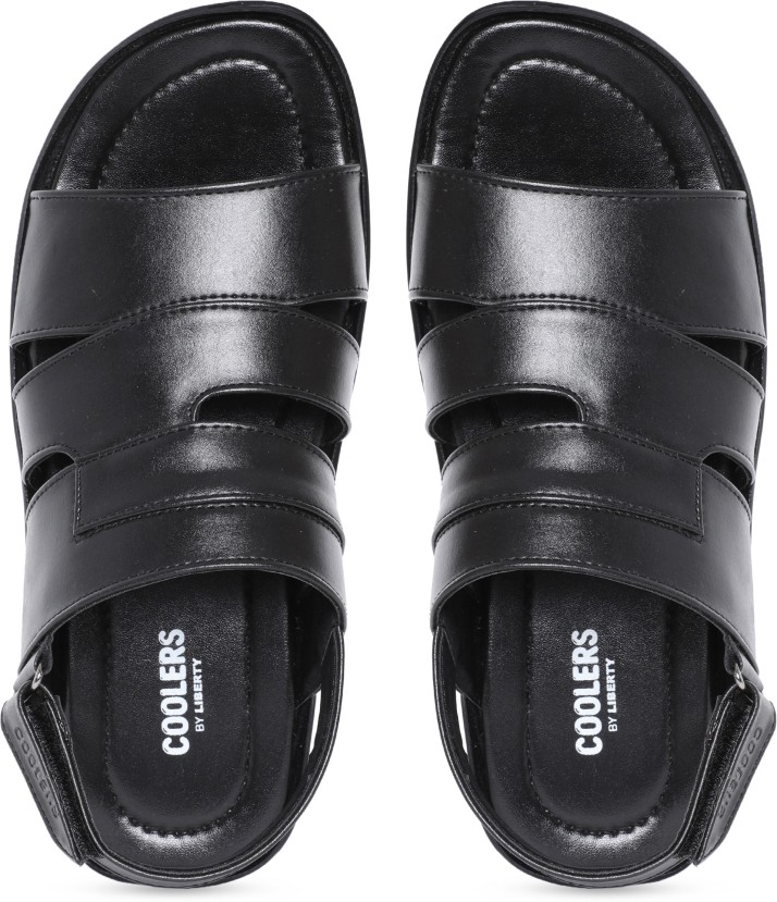 liberty coolers men's black slippers