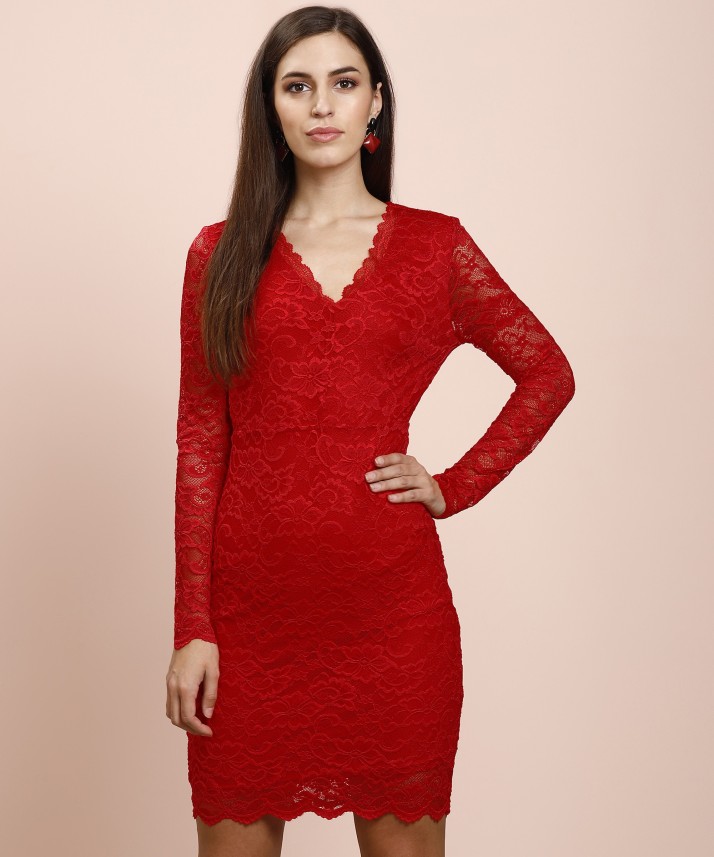 vero moda red dress