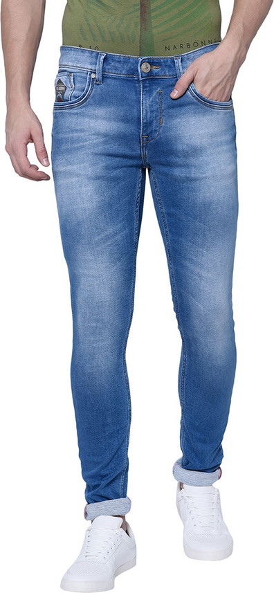 Blue Buddha Super Skinny Men Blue Jeans 