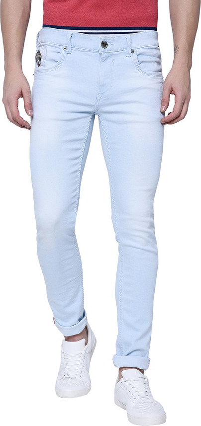 Blue Buddha Super Skinny Men Light Blue 