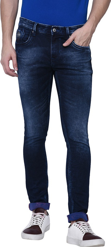Blue Buddha Super Skinny Men Blue Jeans 