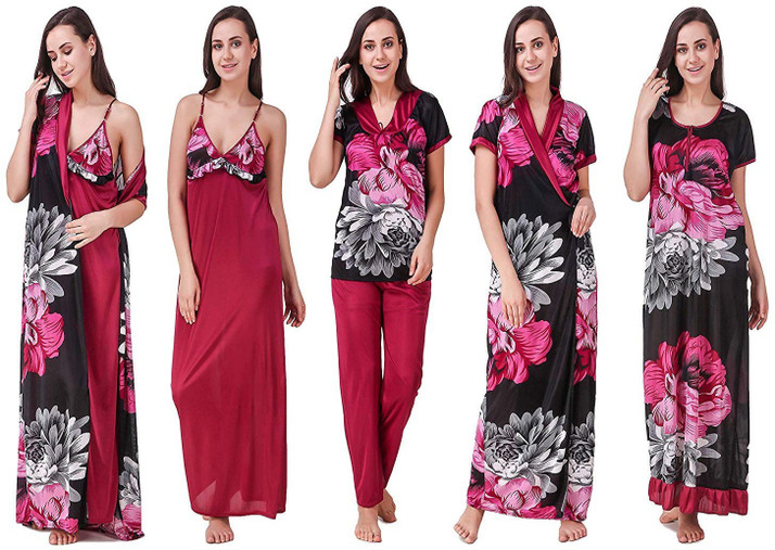 night dress for ladies on flipkart