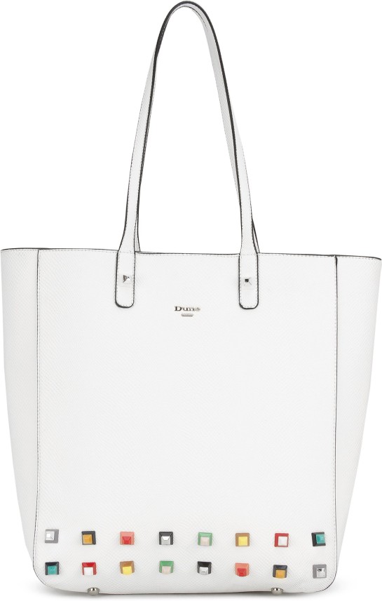 dune london white bag