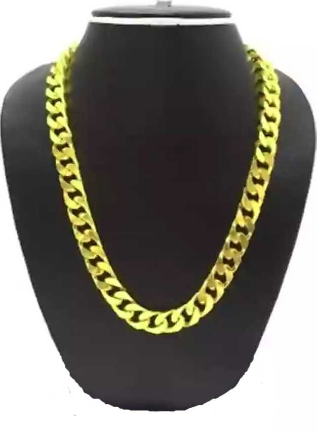 Styles Creation Stylish Heavy Gold Plated Thick Sachin Chain For