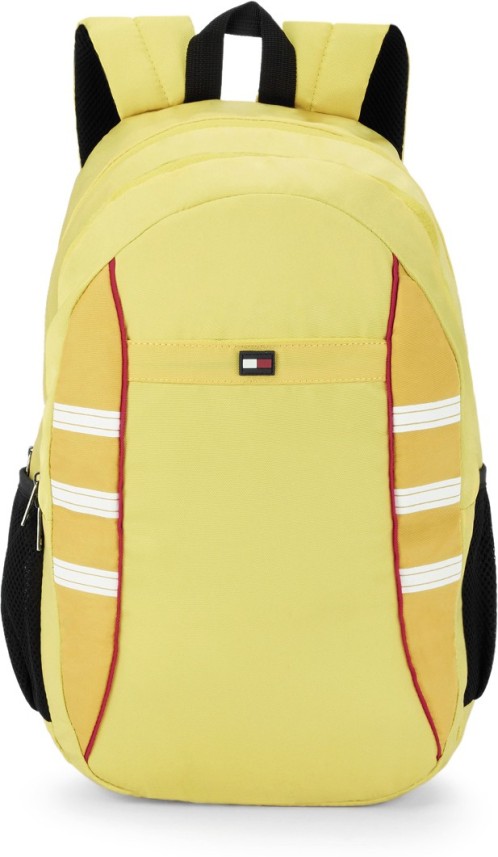 tommy hilfiger yellow backpack