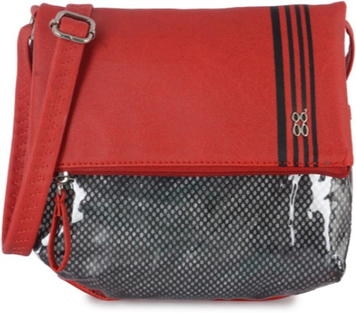 baggit red sling bag