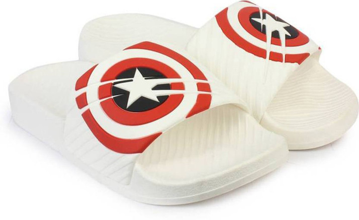 captain america slippers mens