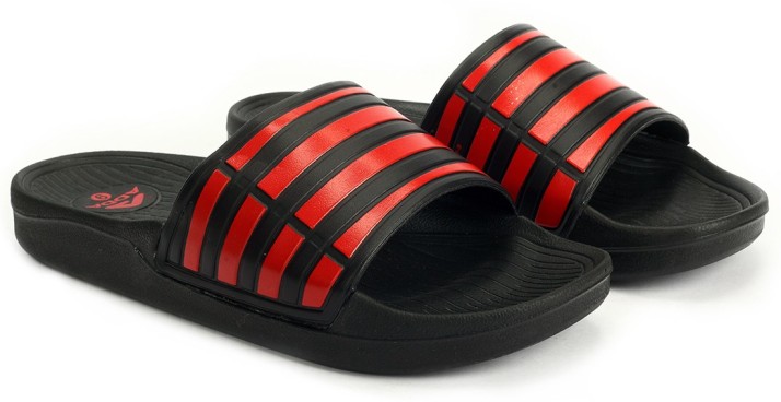 red and black slides