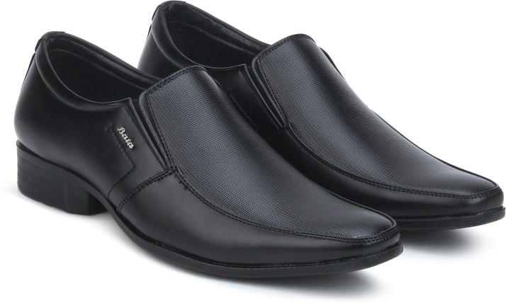 bata black formal shoes flipkart