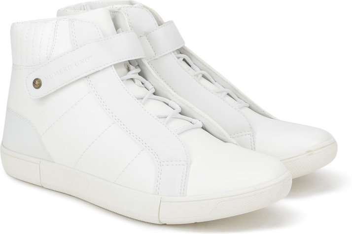 numero uno white sneakers