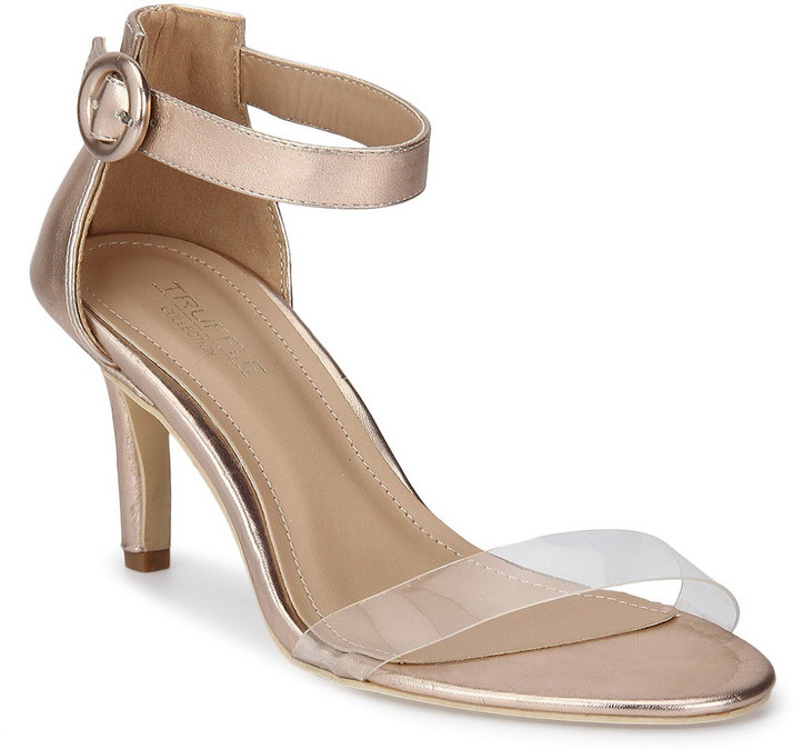 truffle collection rose gold heels