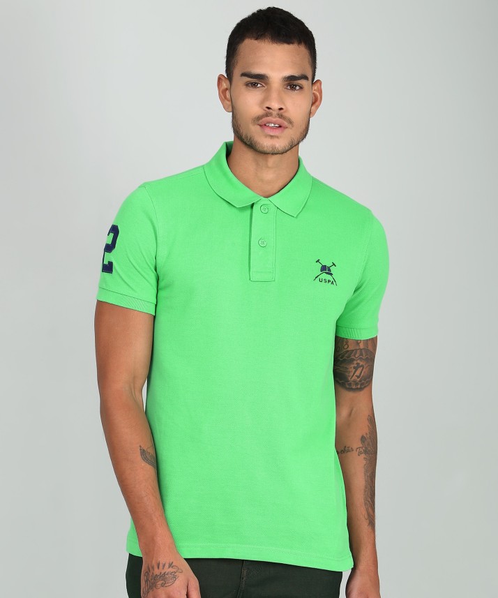 us polo green t shirt