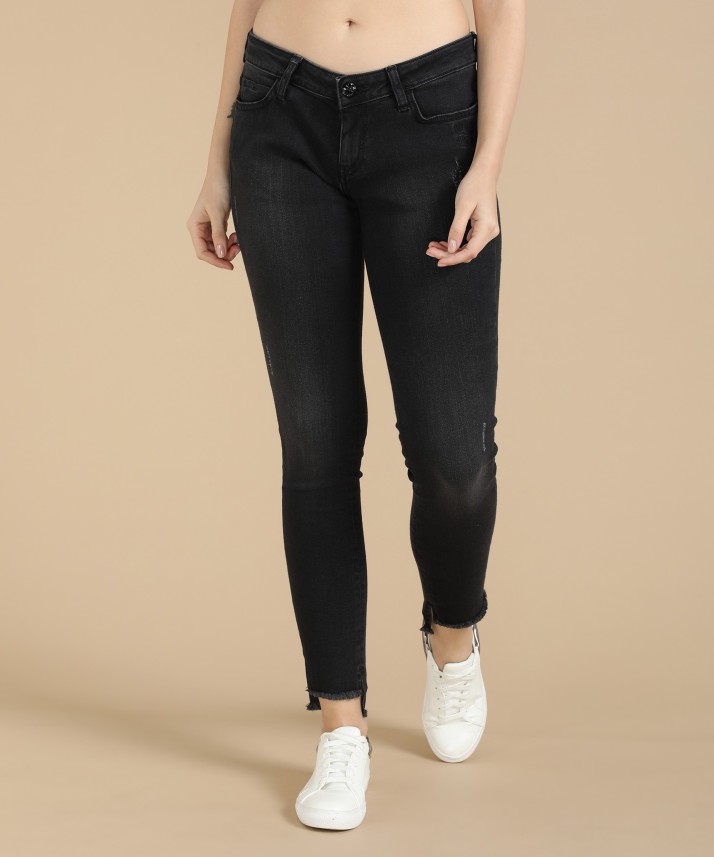 flipkart black jeans for ladies