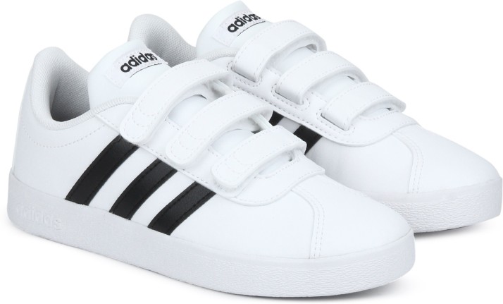 adidas white velcro sneakers