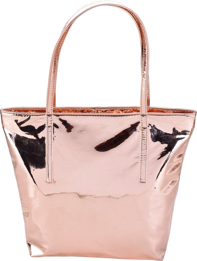 rose gold shoulder bag