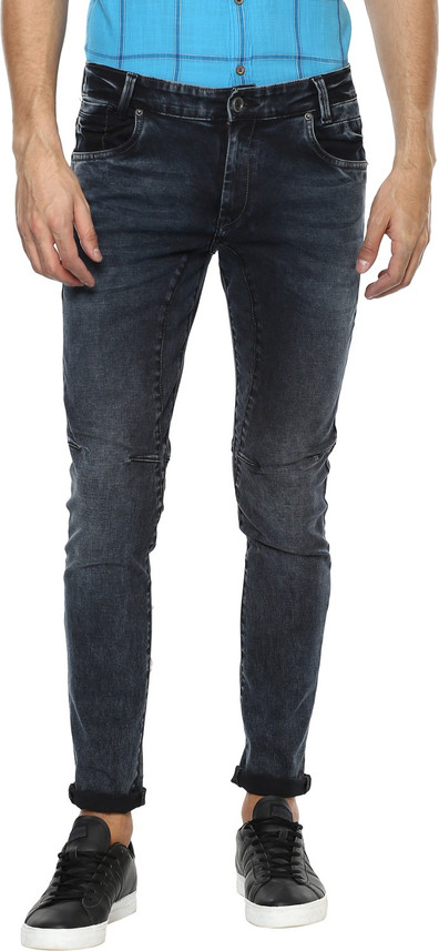 MUFTI Slim Men Black Jeans - Buy MUFTI 