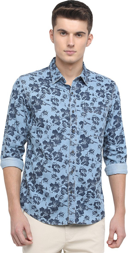 dark blue shirt casual