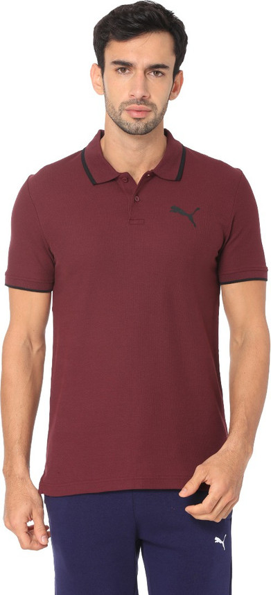puma maroon t shirt