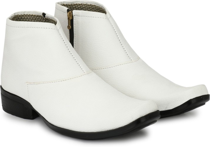 white chelsea boots mens