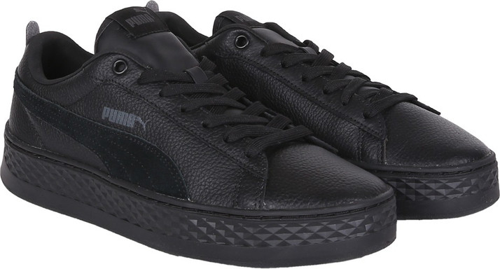 puma smash platform l black