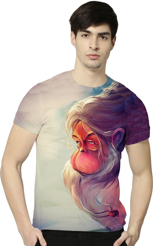 mahakal printed t shirt flipkart