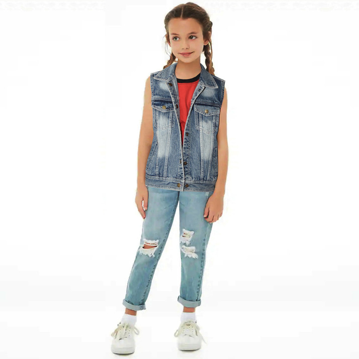 Phoenix Denim Sleeveless Ombre Girls 