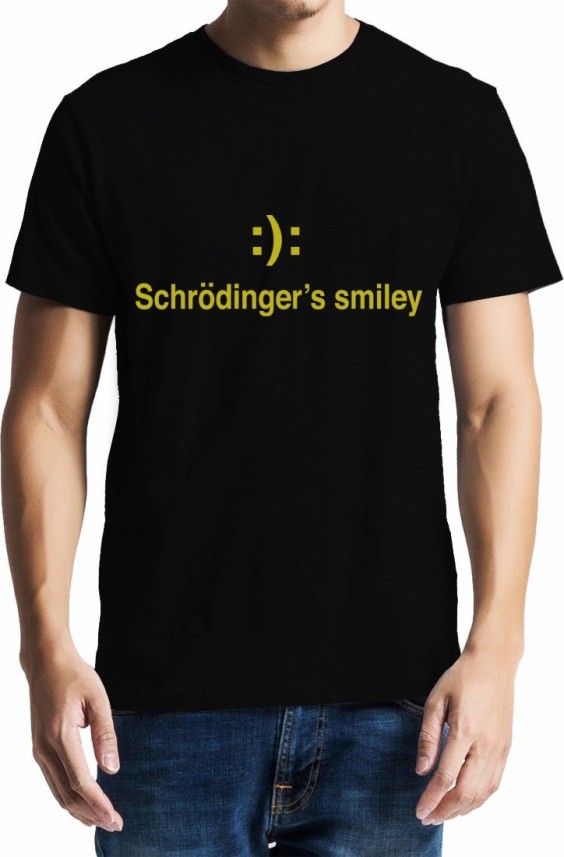 schrodinger smiley shirt