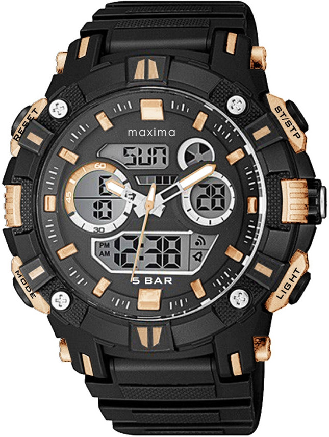 Maxima analog digital watch price Clearance