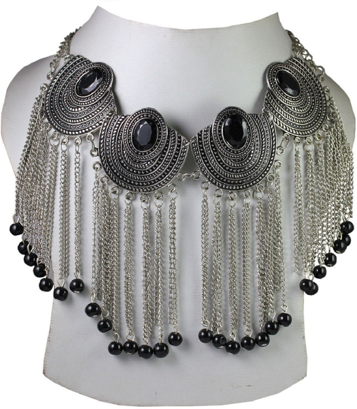 oxidised necklace flipkart