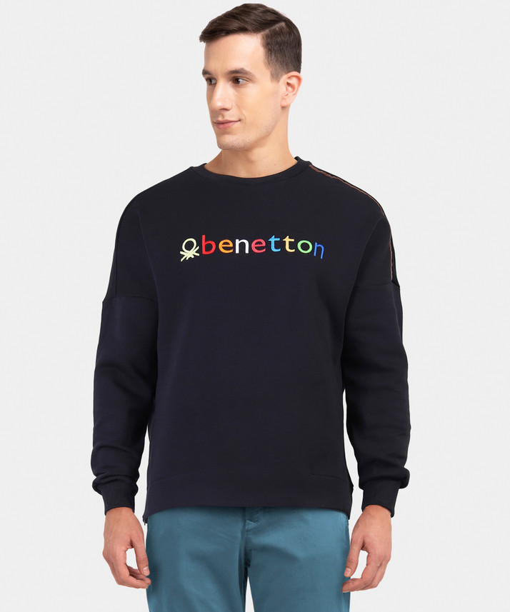 benetton men's sweatshirts
