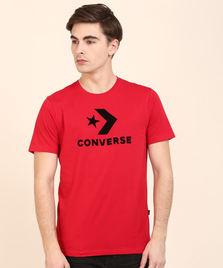 converse red t shirt