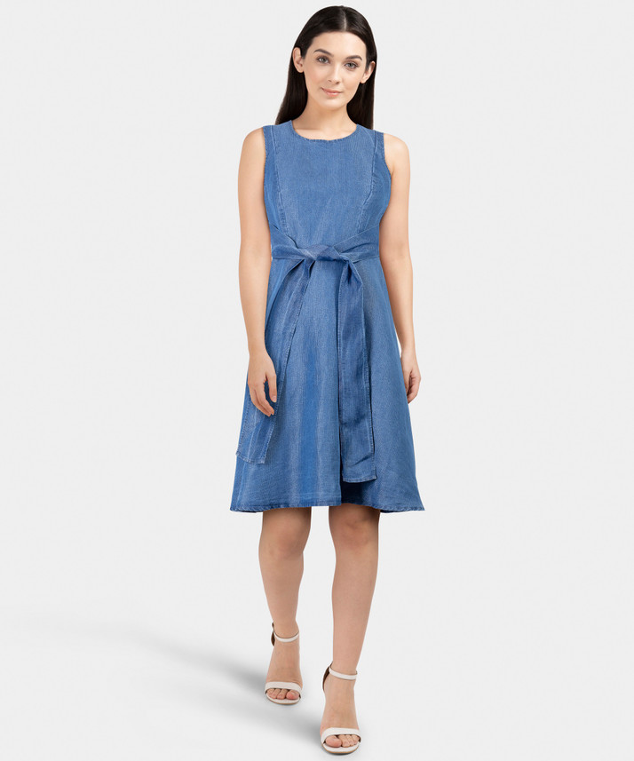 flipkart denim dress