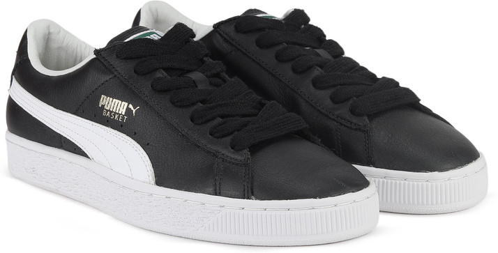 puma basket mens black