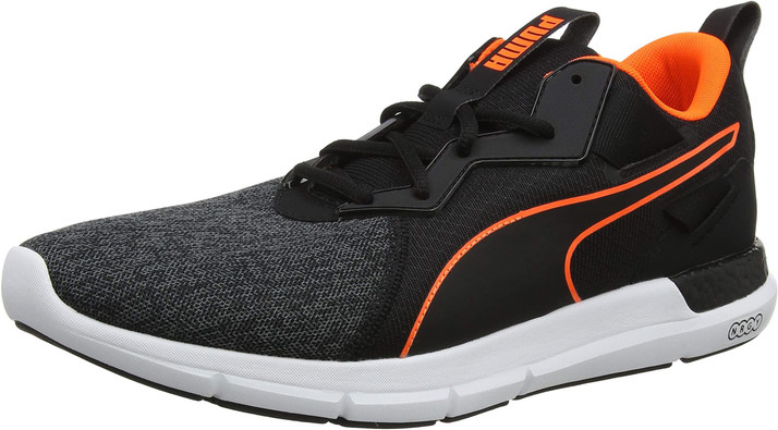 puma black shoes flipkart
