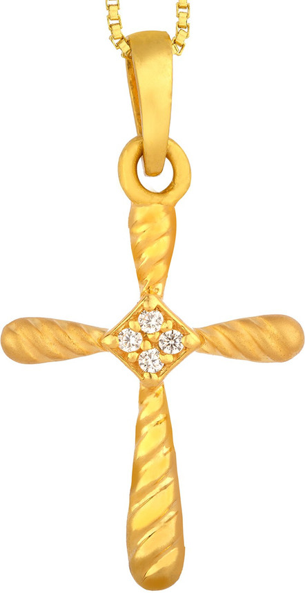 Joyalukkas Holy Cross Gold Pendant 22kt 