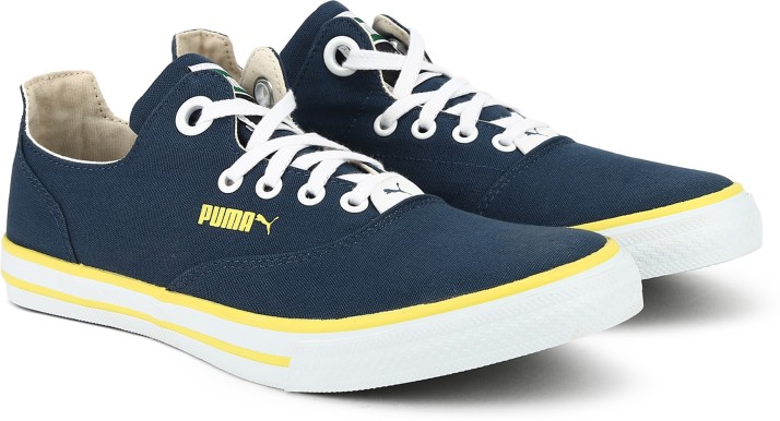 puma men's limnos cat canvas sneakers